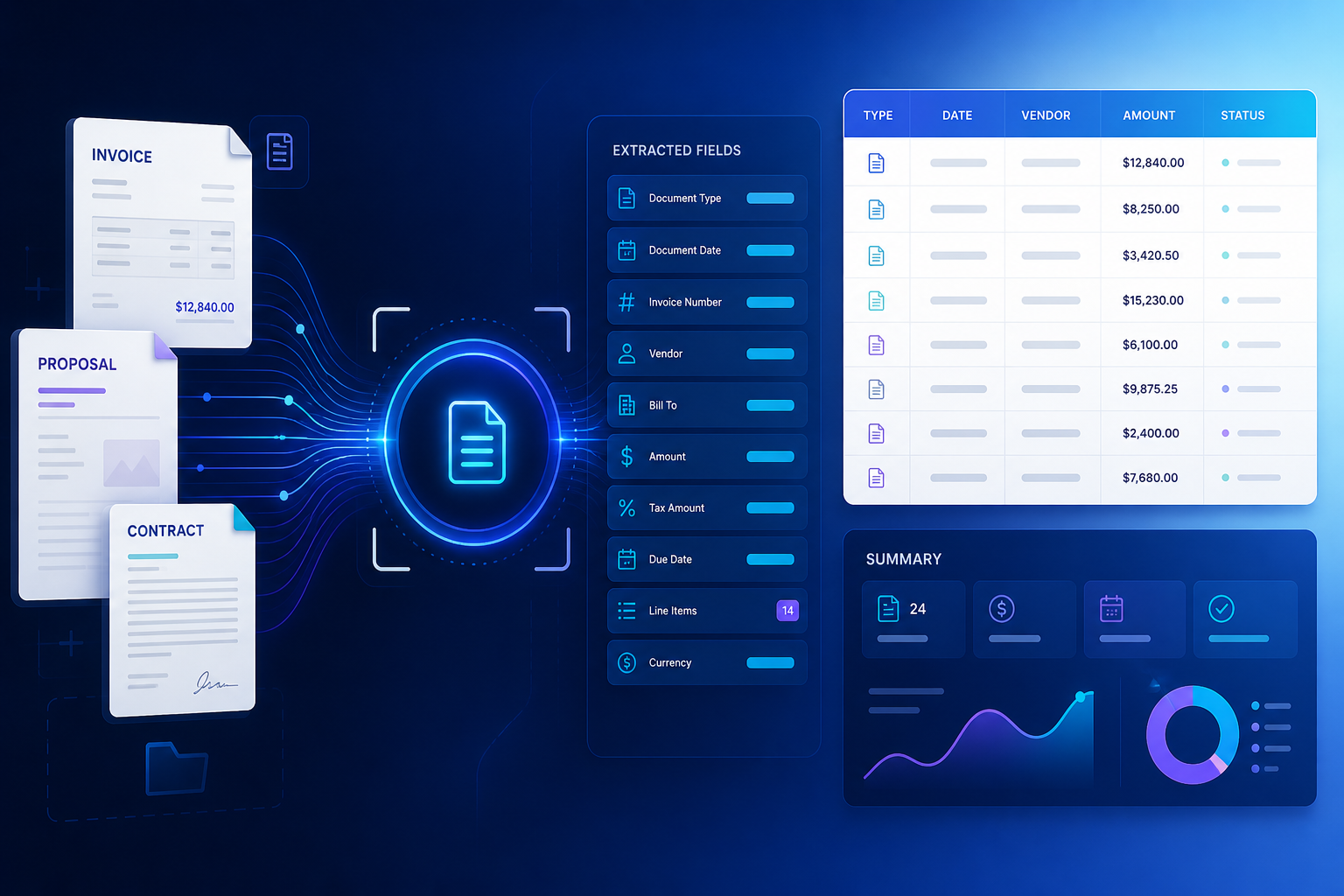 Sistema de inteligência artificial para análise de documentos